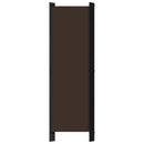 4-panels rumdeler 200 x 180 cm brun