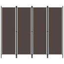 4-panels rumdeler 200 x 180 cm brun