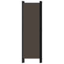 4-panels rumdeler 200 x 180 cm brun