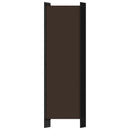 5-panels rumdeler 250 x 180 cm brun