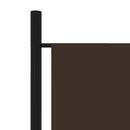 5-panels rumdeler 250 x 180 cm brun