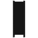 5-panels rumdeler 250 x 180 cm sort