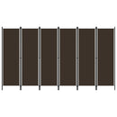 6-panels rumdeler 300 x 180 cm brun