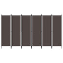 6-panels rumdeler 300 x 180 cm brun