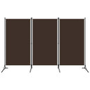 3-panels rumdeler 260 x 180 cm brun