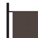 3-panels rumdeler 260 x 180 cm brun