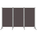 3-panels rumdeler 260 x 180 cm antracitgrå