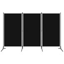 3-panels rumdeler 260 x 180 cm sort
