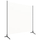 rumdeler 175x180 cm stof hvid