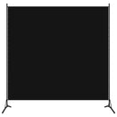 rumdeler 175x180 cm stof sort