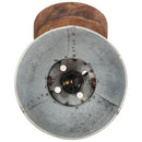 industrielle væg-/loftlamper 2 stk. 20x25 cm E27 sølvfarvet