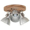 industriel loftlampe 25 W 42x27 cm E27 sølvfarvet