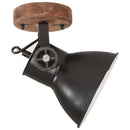 industrielle væg-/loftlamper 2 stk. 20x25 cm E27 mat sort