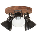industriel loftlampe 25 W 42x27 cm E27 mat sort