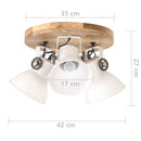 industriel loftlampe 25 W 42x27 cm E27 hvid