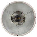 industriel loftlampe E27 mangotræ sølvfarvet