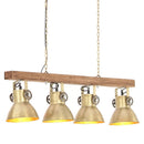 industriel loftlampe E27 mangotræ messingfarvet