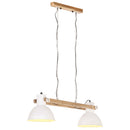 industriel hængelampe 25 W 109 cm E27 hvid