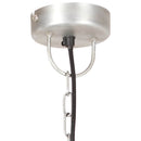industriel hængelampe 25 W rund 30 cm E27 sølvfarvet
