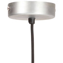 industriel hængelampe 25 W rund 19 cm E27 sølvfarvet
