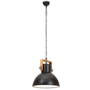 industriel hængelampe 25 W rund 40 cm E27 mat sort