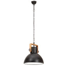 industriel hængelampe 25 W rund 40 cm E27 mat sort