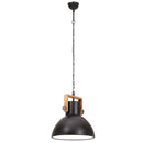 industriel hængelampe 25 W rund 40 cm E27 mat sort