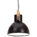 industriel hængelampe 25 W rund 40 cm E27 mat sort