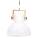 industriel hængelampe 25 W rund 40 cm E27 hvid