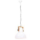 industriel hængelampe 25 W rund 40 cm E27 hvid