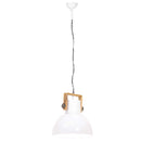industriel hængelampe 25 W rund 40 cm E27 hvid