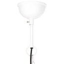 industriel hængelampe 25 W rund 40 cm E27 hvid
