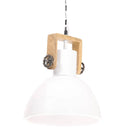 industriel hængelampe 25 W rund 30 cm E27 hvid
