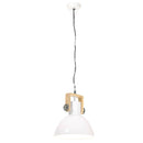 industriel hængelampe 25 W rund 30 cm E27 hvid
