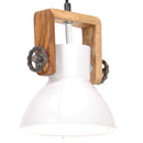 industriel hængelampe 25 W rund 19 cm E27 hvid