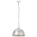industriel vintage hængelampe 25 W rund 41 cm E27 sølvfarvet