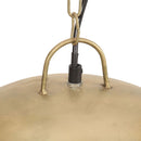 industriel vintage hængelampe 25W rund 41 cm E27 messingfarvet
