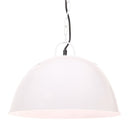 industriel vintage hængelampe 25 W rund 41 cm E27 hvid