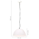 industriel vintage hængelampe 25 W rund 41 cm E27 hvid