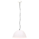 industriel vintage hængelampe 25 W rund 41 cm E27 hvid