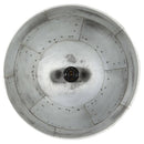 industriel hængelampe 25 W rund vintagestil 31 cm E27 sølvfarvet