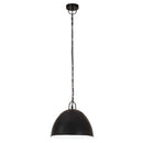 industriel hængelampe 25 W rund 31 cm E27 mat sort