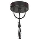 industriel hængelampe 25 W rund 31 cm E27 mat sort
