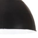industriel hængelampe 25 W rund 31 cm E27 mat sort