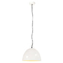 industriel vintage hængelampe 25 W rund 31 cm E27 hvid