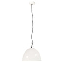 industriel vintage hængelampe 25 W rund 31 cm E27 hvid