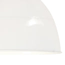 industriel vintage hængelampe 25 W rund 31 cm E27 hvid
