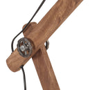 industriel skrivebordslampe 58x18x90 cm E27 rund sølvfarvet