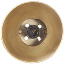 industriel skrivebordslampe 58x18x90 cm E27 rund messingfarvet