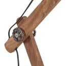 industriel skrivebordslampe 58x18x90 cm E27 rund messingfarvet